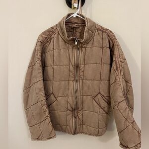 FREE PEOPLE Dolman Quilted Knit Jacket